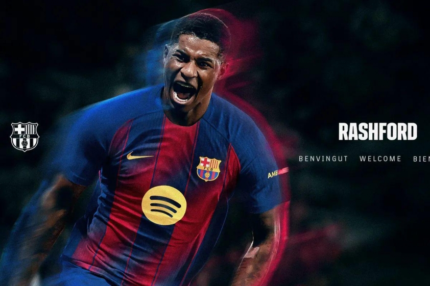 Marcus Rashford chính thức gia nhập Barcelona (Ảnh: Trang chủ CLB).