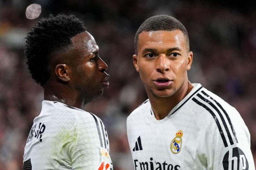 Real Madrid từ chối yêu cầu của Vinicius về mức lương ngang bằng Mbappe (Ảnh: Sky Sports).