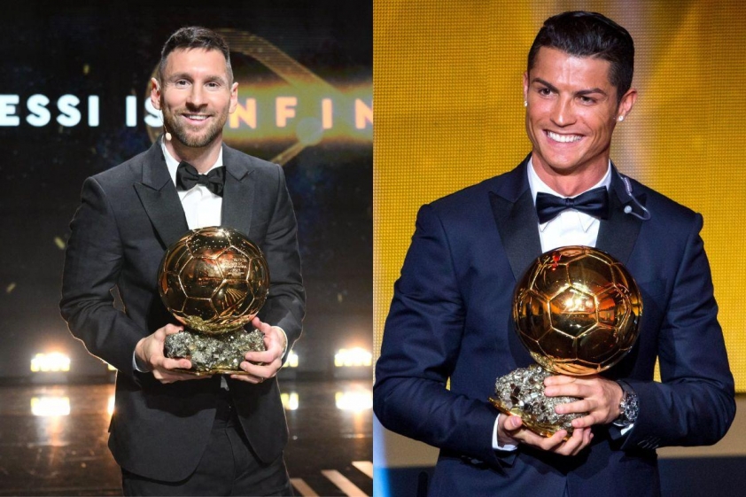 Messi và Ronaldo đều giành được Quả bóng vàng trước tuổi 26.