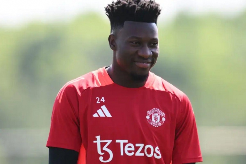 Onana sẽ kịp trở lại trong trận mở màn Premier League gặp Arsenal (Ảnh: GOAL).