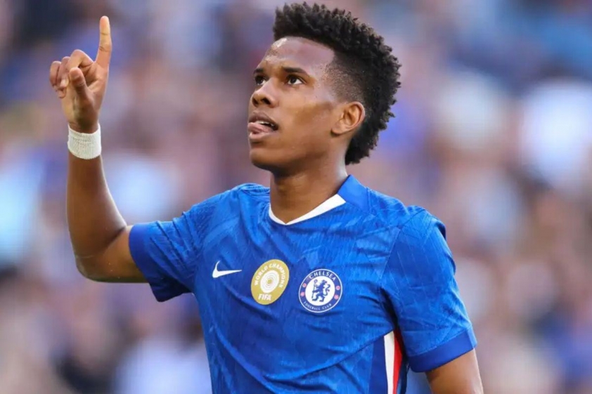 Trước đó, Estevao đã có bàn thắng ra mắt Chelsea trong trận giao hữu với Bayer Leverkusen (Ảnh: GOAL).
