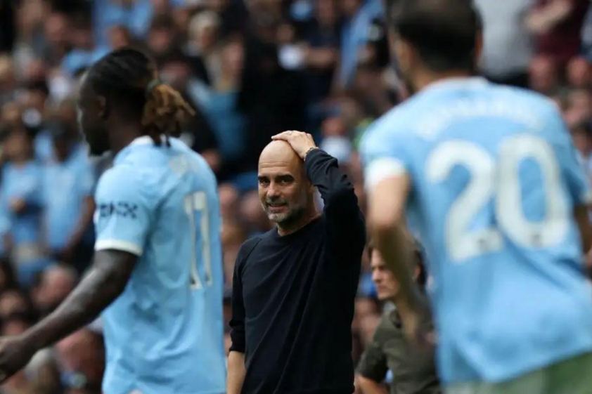 Pep Guardiola đã thua Tottenham tới 10 lần, ngang bằng với số lần thua Liverpool (Ảnh: GOAL).