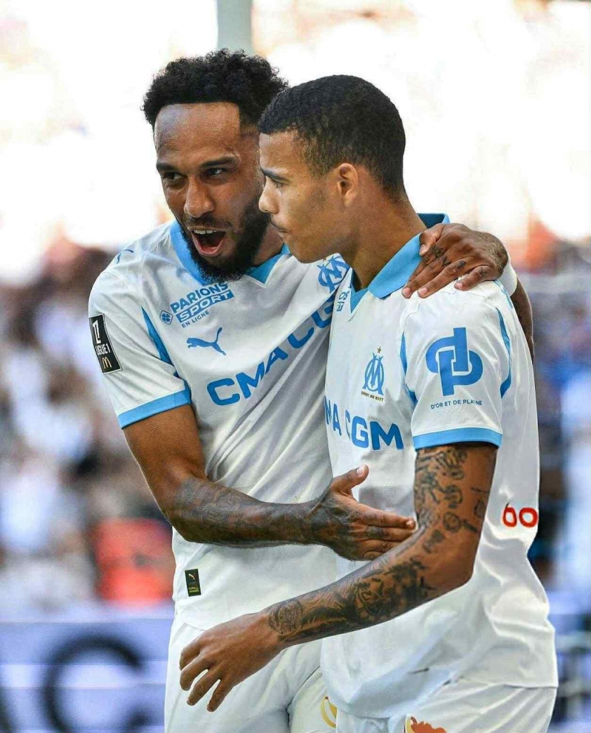 Greenwood và Aubameyang giúp Marseille có chiến thắng đầu tiên tại Ligue 1.