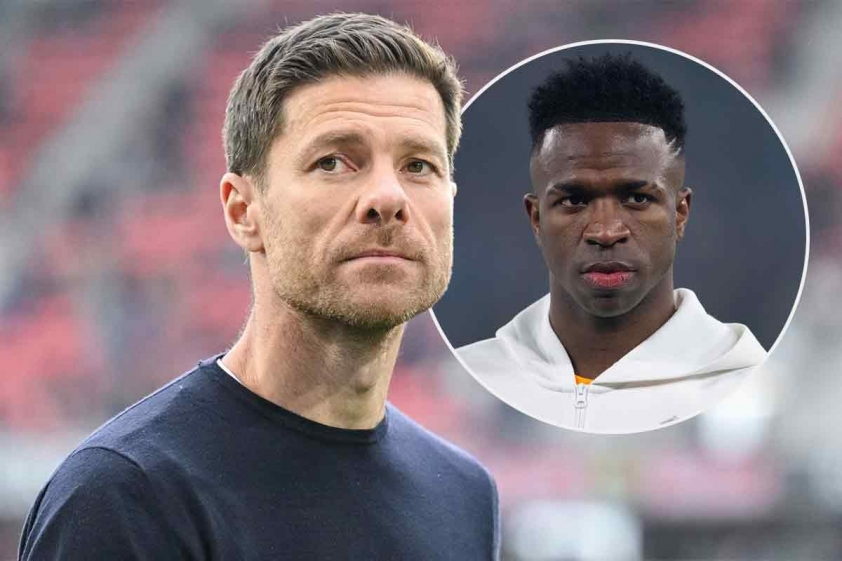 Xabi Alonso tuyên bố rằng mình vẫn tin vào Vinicius Jr (Ảnh: AFP).