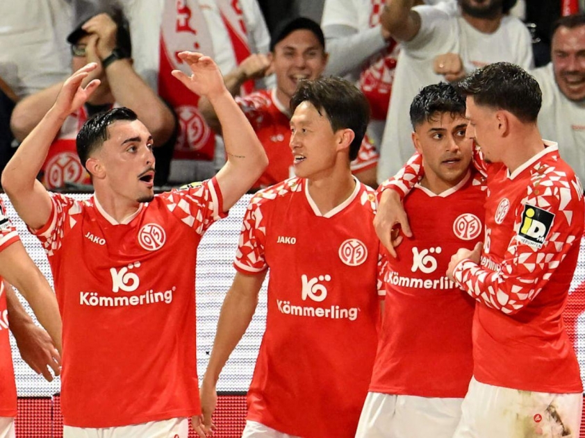 Mainz 05 sẽ được tiếp thêm sự tự tin sau khi đã ghi tên mình vào vòng phân hạng cúp C3 châu Âu mùa này (Ảnh: WELT)