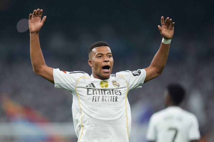 Mbappe có chuỗi 7 trận ghi bàn liên tiếp cho Real Madrid tại La Liga (Ảnh: Madrid Universal).
