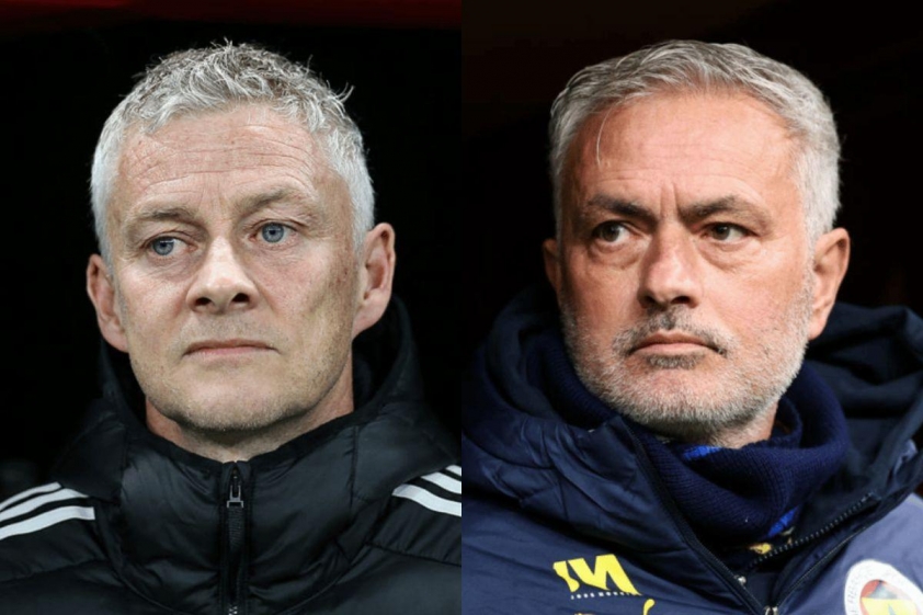 Solskjaer và Mourinho đều bị sa thải vì không thể giúp CLB của mình tham dự cúp châu Âu (Ảnh: Manchester World).