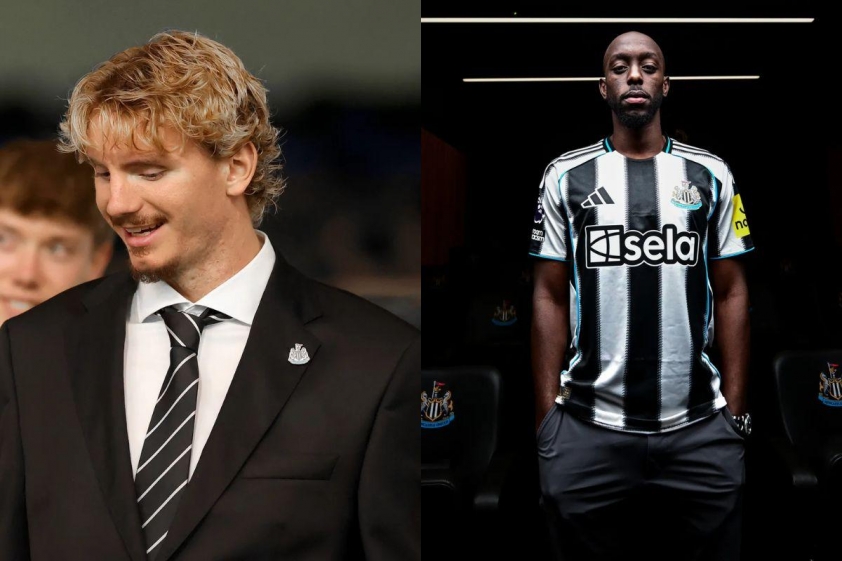 Newcastle đã chiêu mộ bộ đôi Nick Woltemade và Yoane Wissa để thay thế Isak (Ảnh: The Sun).