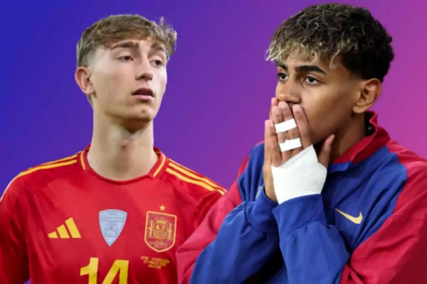 Huijsen và Yamal cùng góp mặt trông đội tuyển Tây Ban Nha. (Ảnh: Getty)
