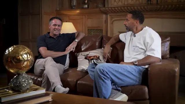 Owen xuất hiện trong show của Ferdinand. (Ảnh: Rio Ferdinand)