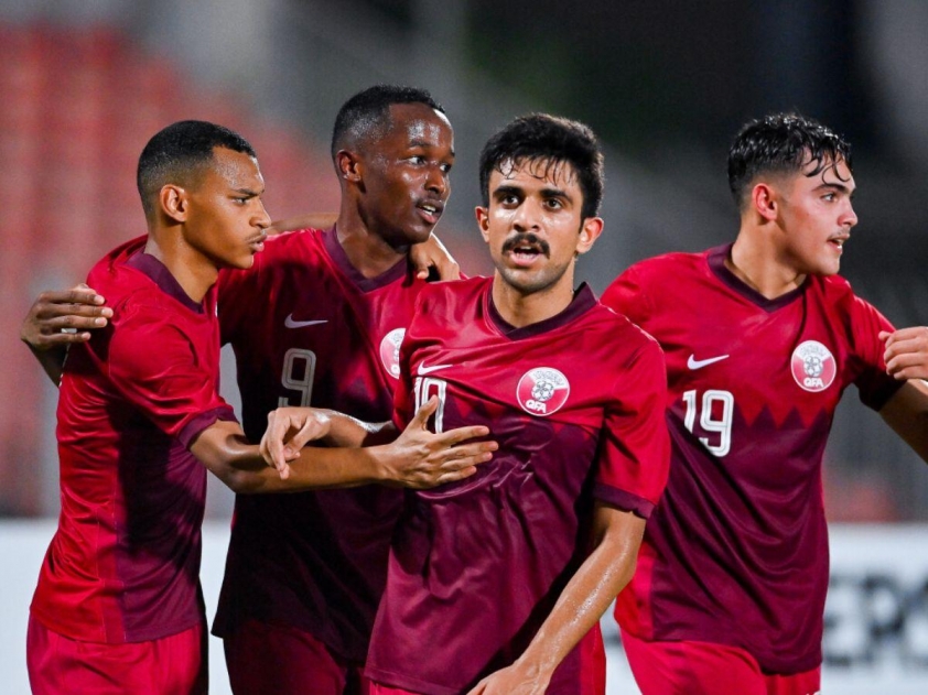 Qatar rất chịu khó thi đấu giao hữu trong thời gian qua (Ảnh: AFC)