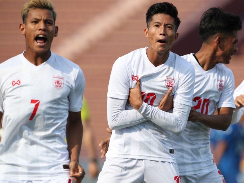 U23 Myanmar rất muốn tận dụng lợi thế sân nhà để đánh bại U23 Afghanistan ở màn so tài sắp tới (Ảnh: AFC)