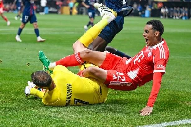 Chấn thương kinh hoàng của Musiala tại FIFA CLUB WORLD CUP từng thổi bùng lên những chỉ trích về lịch thi đấu dày đặc của cầu thủ. (Ảnh: The Mirror)