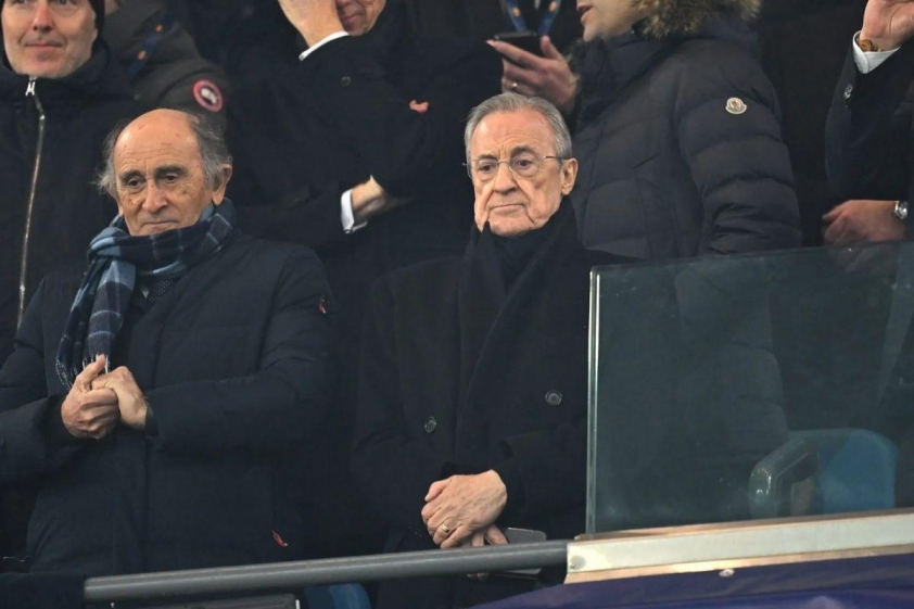 Chủ tịch Florentino Perez và ban lãnh đạo Real Madrid không hài lòng với công tác trọng tài La Liga (Ảnh: Madrid Universal).