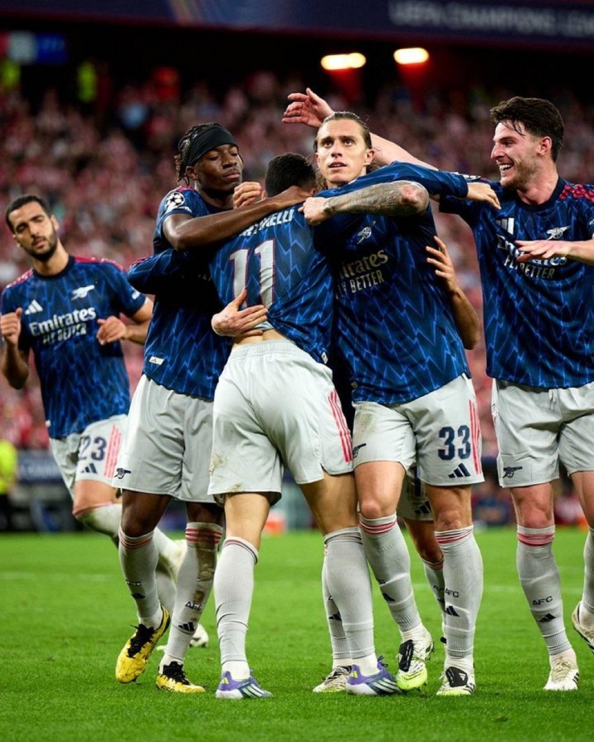 Arsenal và chiến thắng đẹp mắt. (Ảnh: Nền tảng X)
