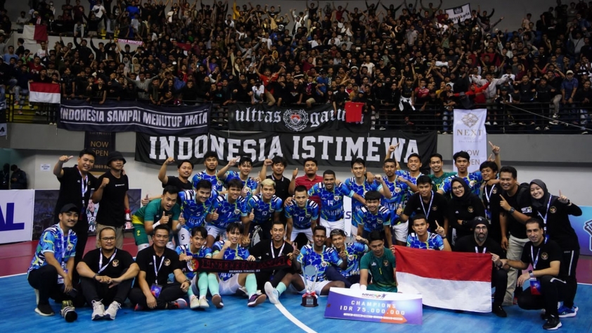 ĐT futsal Indonesia vô địch giải đấu có ĐT Hàn Quốc tham dự 184988