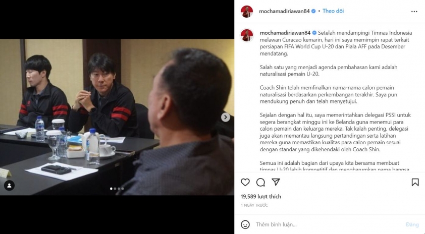 LĐBĐ Indonesia cử phái đoàn sang Hà Lan vận động 7 cầu thủ nhập tịch 193487