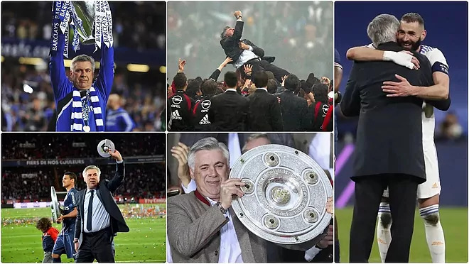 Ancelotti trở thành “kẻ chinh phạt bóng đá châu Âu” sau khi vô địch La Liga cùng Real Madrid 132551