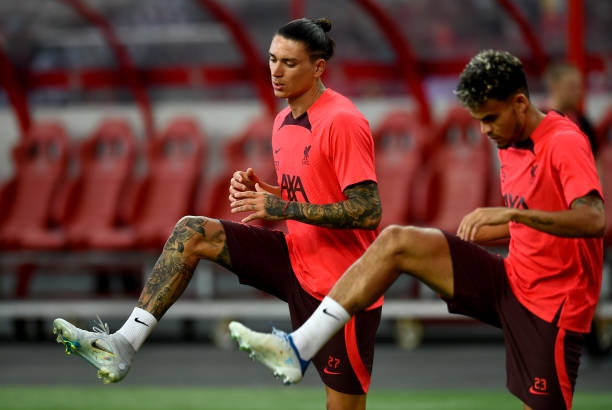 Các CĐV Liverpool kỳ vọng tân binh Darwin Nunez sẽ có pha lập công đầu tiên cho The Kop ở trận đấu tối nay