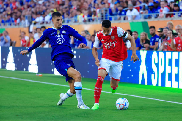 Arsenal kiểm soát hoàn toàn thế trận trong hiệp 1 trước Chelsea