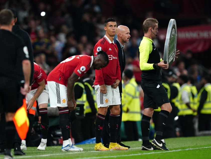 Ronaldo chỉ được vào sân từ phút 85, khi mà thế trận gần như đã an bài
