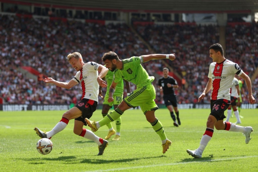 Bruno ghi bàn thắng duy nhất cứu MU khỏi cảnh phải chia điểm trước Southampton tuần trước