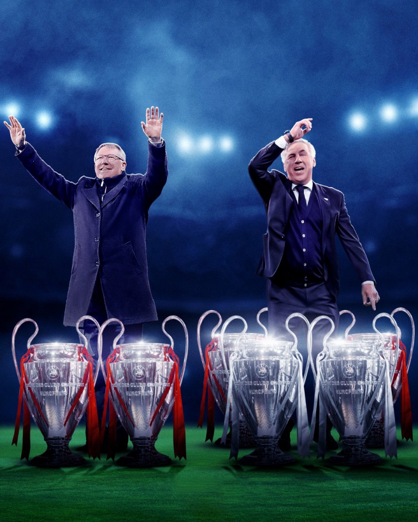 Giúp Real lập kỷ lục ở Cúp C1, HLV Ancelotti vươn tới đẳng cấp Sir Alex 187549