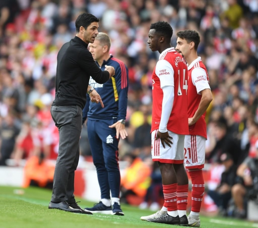 Nhiều khả năng Eddie Nketiah và Fabio Vieira sẽ được trao cơ hội trong trận gặp Bodo đêm nay
