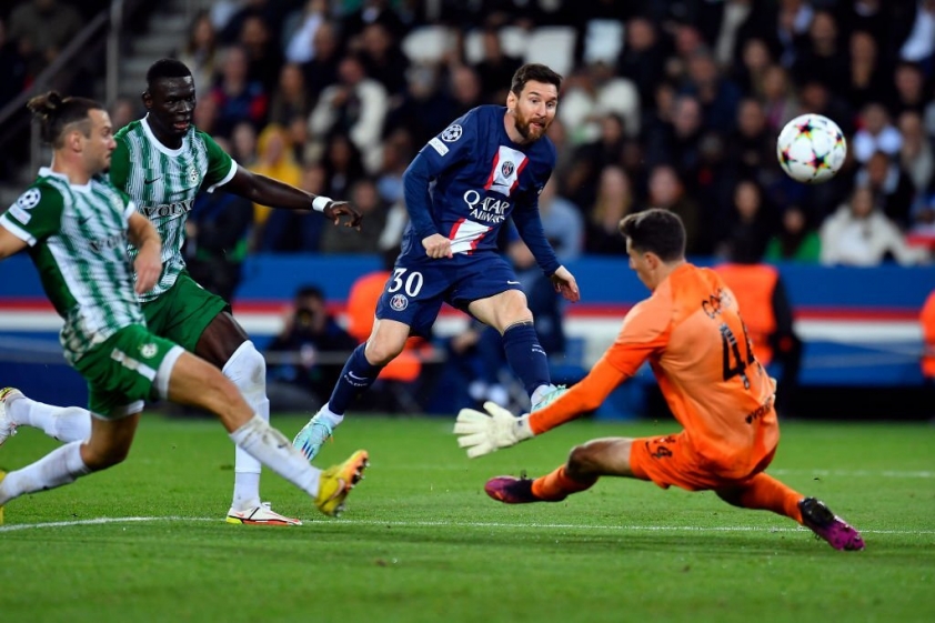 Messi lập loạt thông số 'điên rồ' sau trận PSG đè bẹp Maccabi Haifa 208691