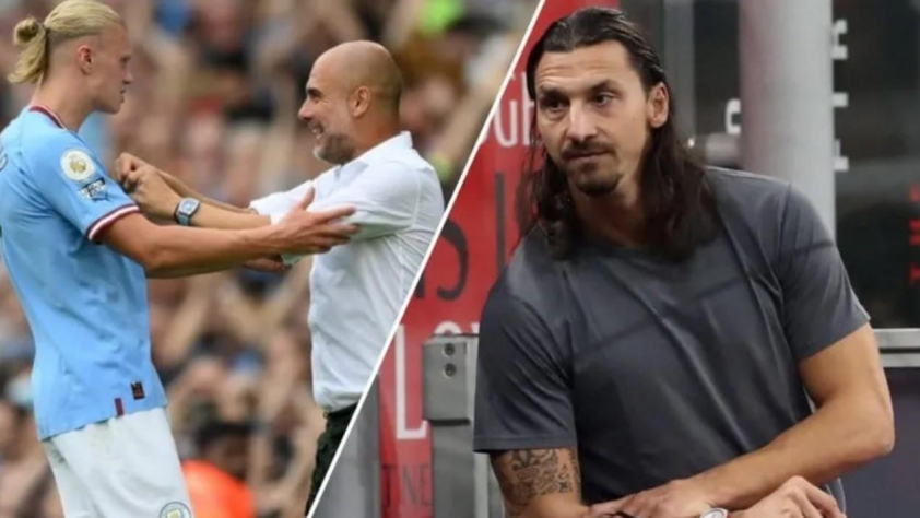 Pep Guardiola 'dằn mặt' Ibrahimovic vì dám 'đụng' tới trò cưng Haaland 213972
