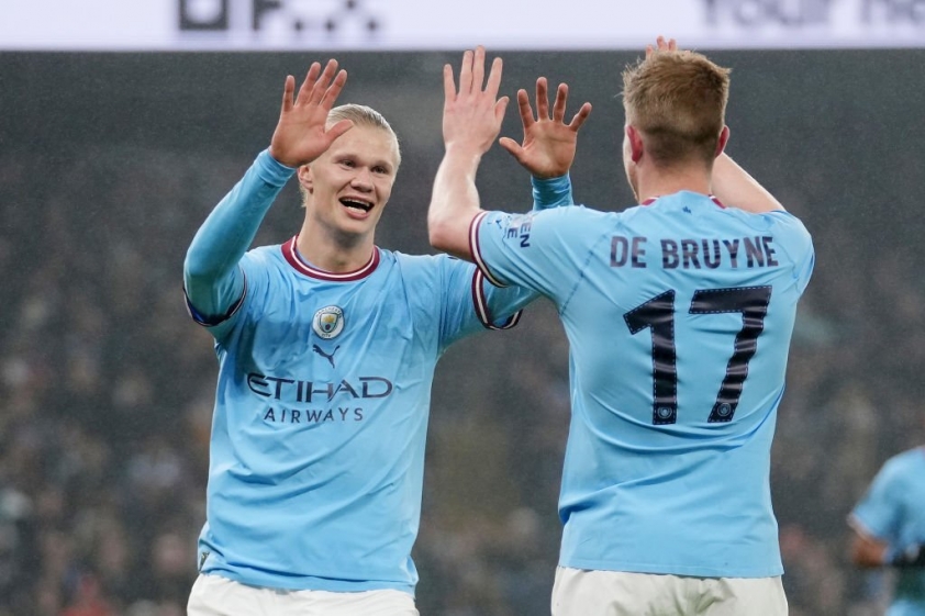 Haaland và De Bruyne sẽ có cơ hội gia tăng số bàn thắng và kiến tạo của bản thân đêm nay