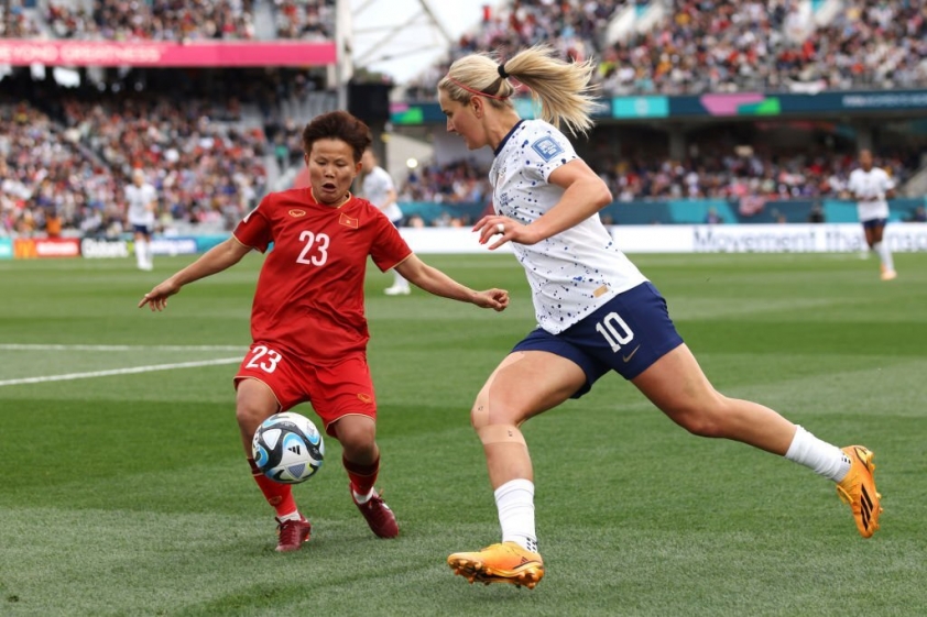 Cản phá penalty, 45 phút kiên cường và đầy cảm xúc của đội tuyển nữ Việt Nam trước Mỹ 305887