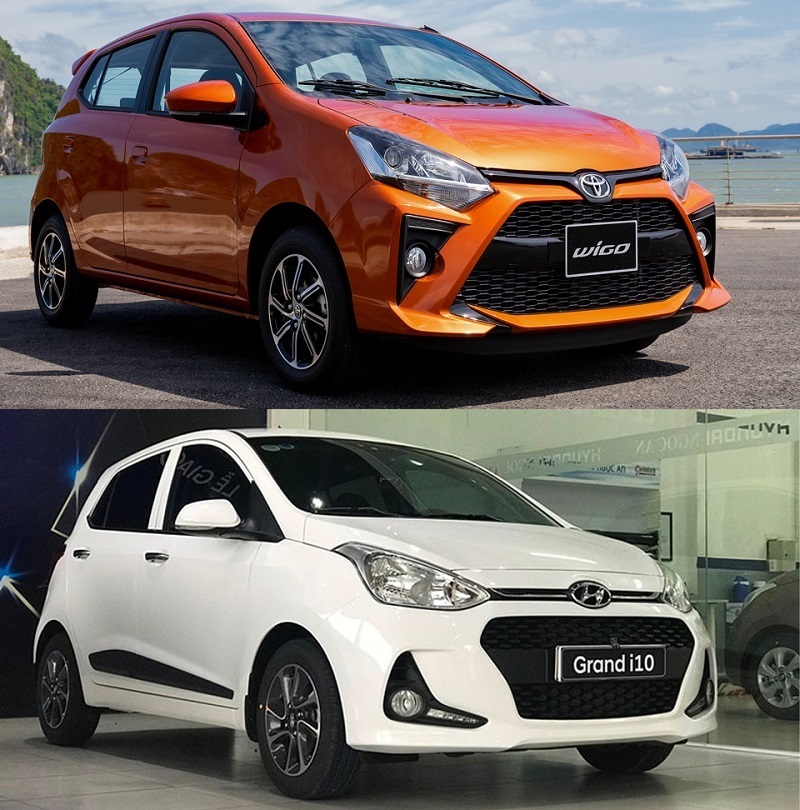 Toyota Wigo 2021 và Hyundai Grand i10 2021