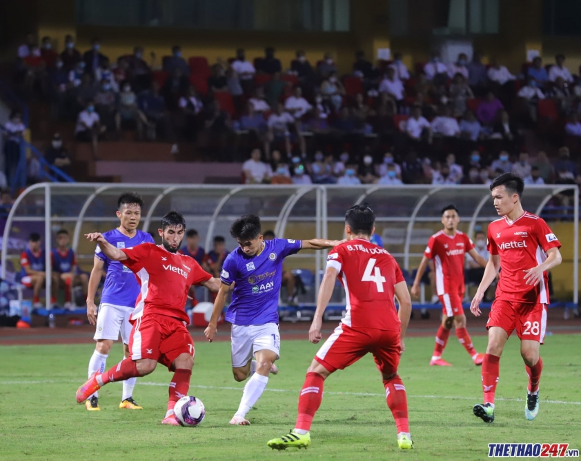 Viettel sẽ đối đầu Hà Nội ở trận đấu bù vòng 2 V-League 2022.