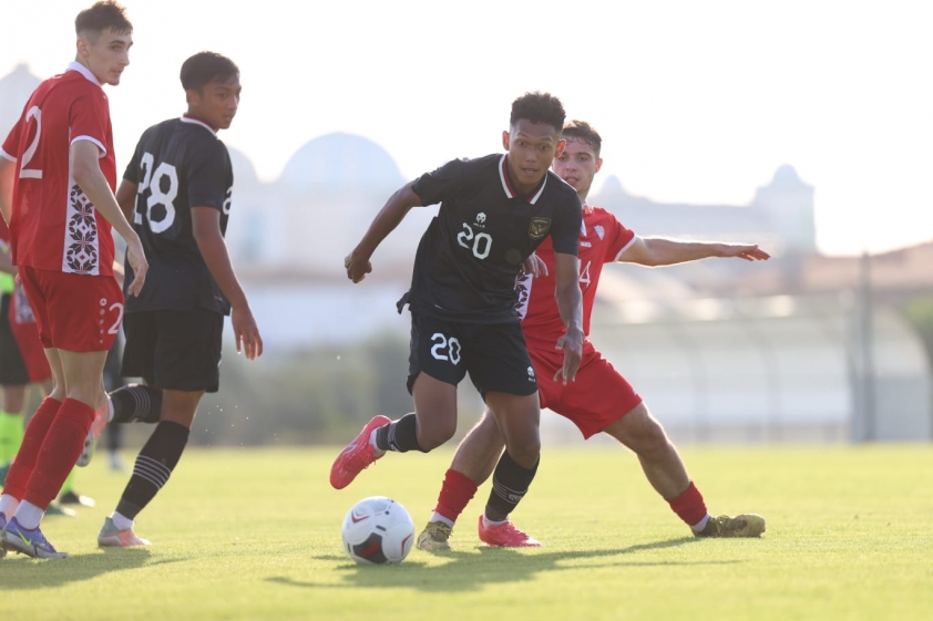 U20 Indonesia bất phân thắng bại với đội bóng châu Âu-213743