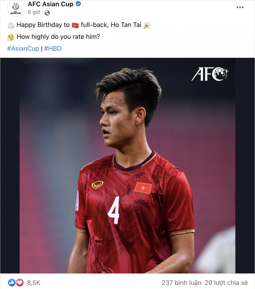 'Gà son' ĐT Việt Nam nhận vinh dự đặc biệt từ AFC 214294