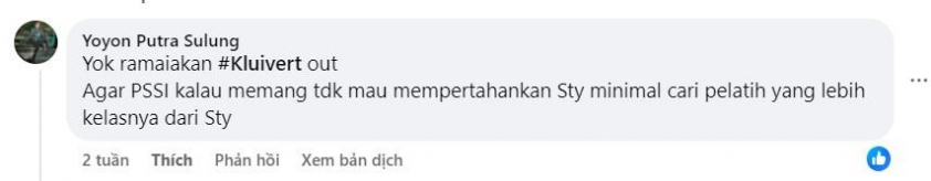 CĐV Indonesia đòi sa thải tân HLV trưởng Kluivert 585471