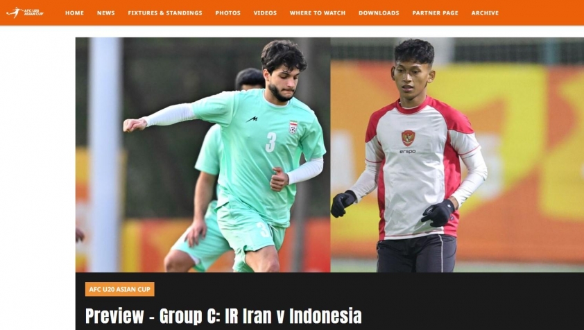 AFC nhận định về trận U20 Indonesia vs U20 Iran 592385