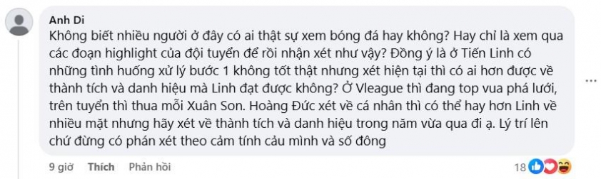 CĐM tranh cãi dữ dội khi Tiến Linh đoạt Quả bóng Vàng Việt Nam 598135