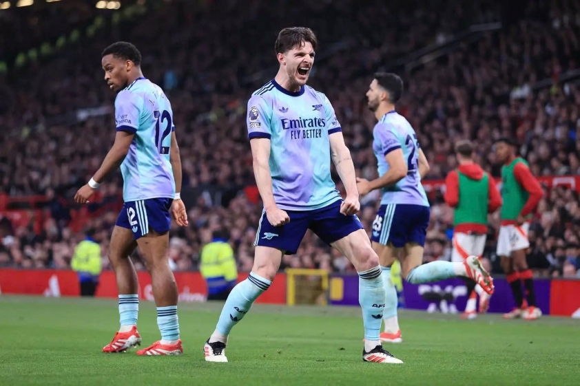 CĐV Arsenal tức giận với phát biểu của Declan Rice sau trận hòa MU 602567