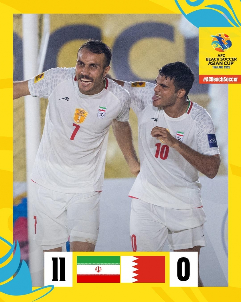 Thắng 11-0, Iran tiến sát tấm vé dự World Cup 611616