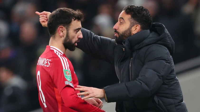 Amorim nói thẳng về tương lai của Bruno Fernandes ở MU 613359