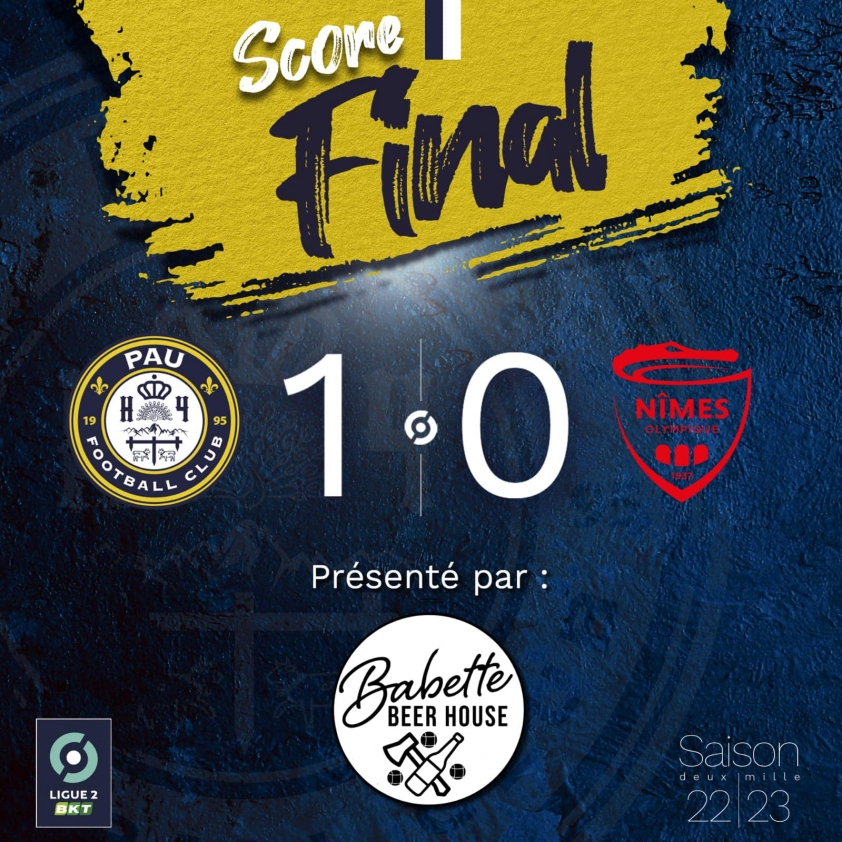 Pau FC có được chiến thắng thứ 2 liên tiếp