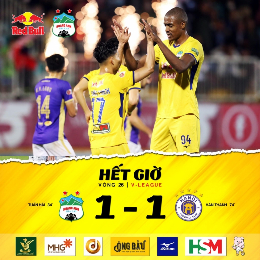 HAGL cầm chân Hà Nội