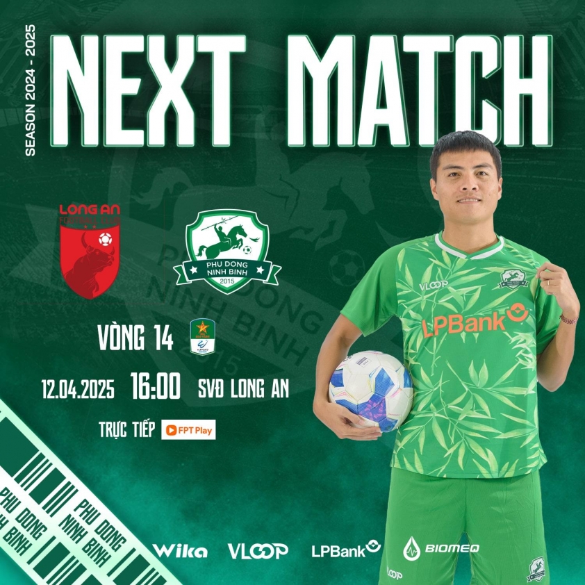 Trực tiếp Long An vs Ninh Bình, 16h00 ngày 11/4 618243