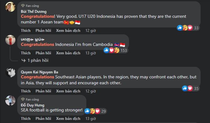 CĐV Đông Nam Á 'dậy sóng' sau chiến thắng khó tin của U17 Indonesia 198294