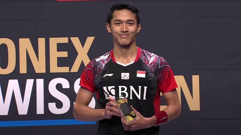 Chung kết giải cầu lông Thụy Sĩ mở rộng 2022: Jonatan Christie lên ngôi vô địch 122227