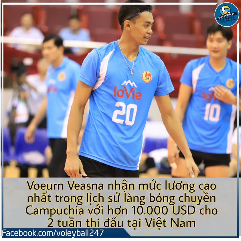Voeurn Veasna 'chơi tròn vai' tại Việt Nam, nhận mức lương kỷ lục 160833