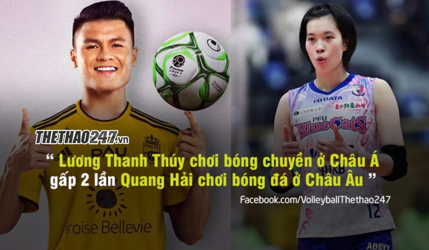 Thanh Thúy xuất ngoại, lương 1 mùa bằng Quang Hải chơi bóng tại Châu Âu 2 năm 165560