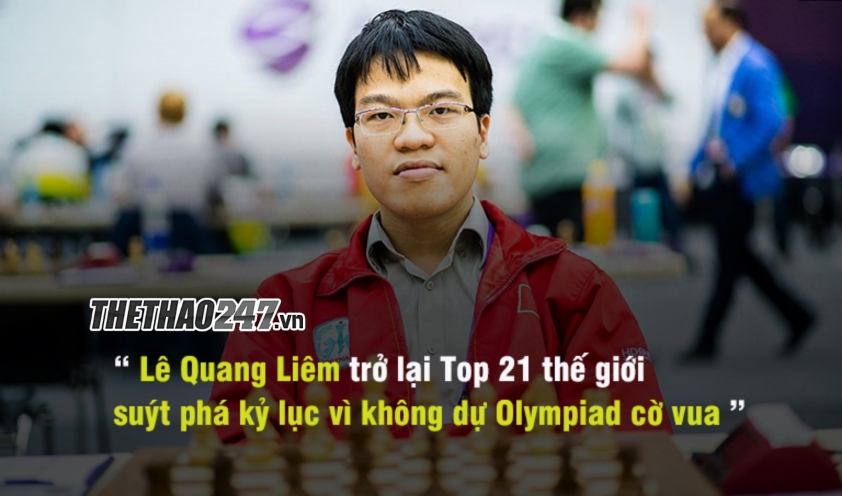 Kỳ thủ Lê Quang Liêm trở lại Top 21 cờ vua thế giới 165820